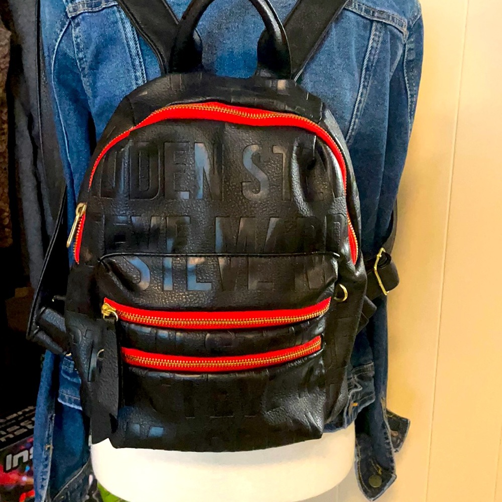Steve Madden Faux leather backpack